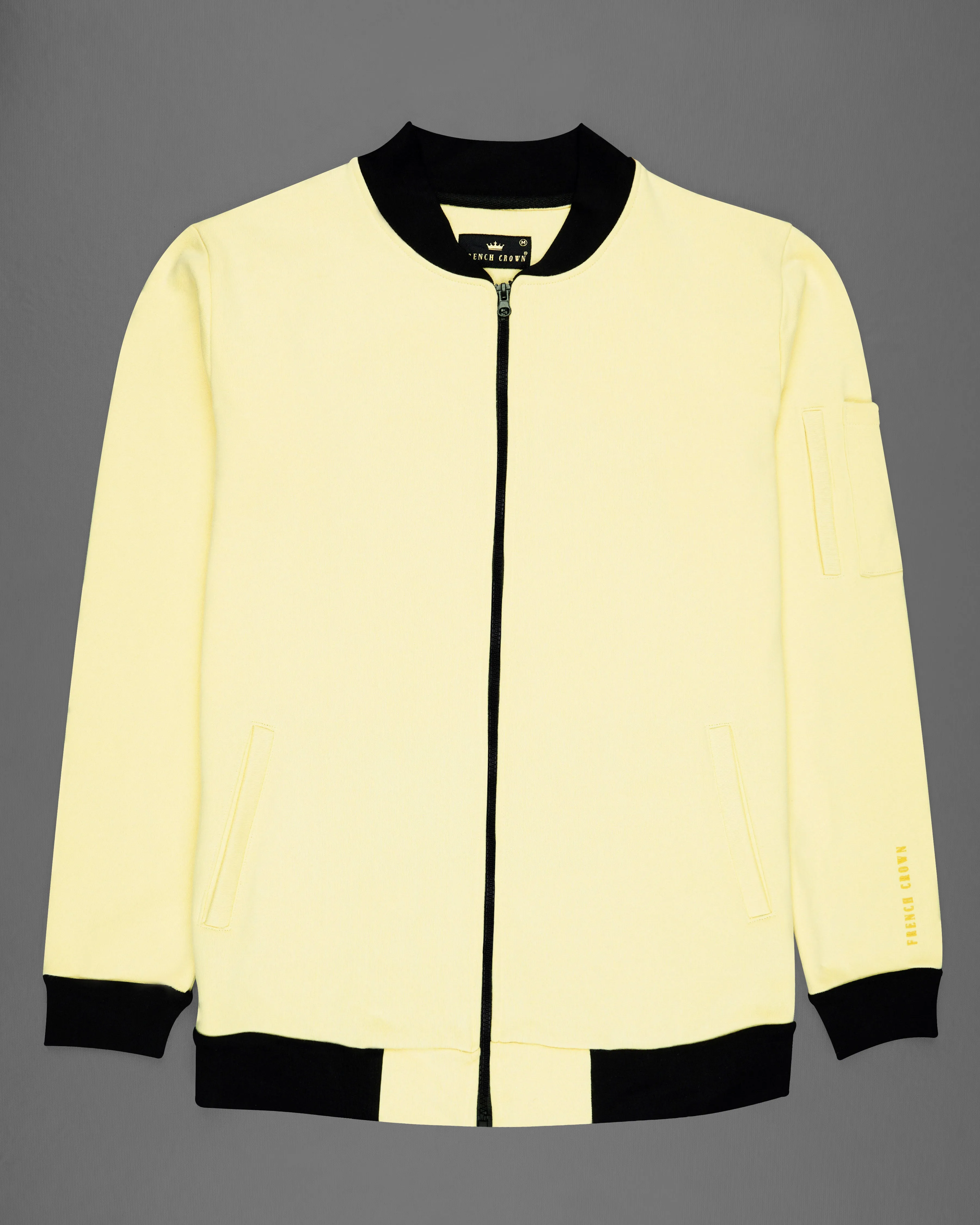 Beeswax Yellow Heavyweight Bomber Jacket