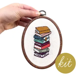 Bibliophilia 4"x5.5" Cross Stitch Kit