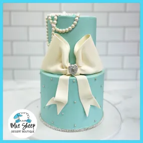 Breakfast At Tiffany's Birthday Cake