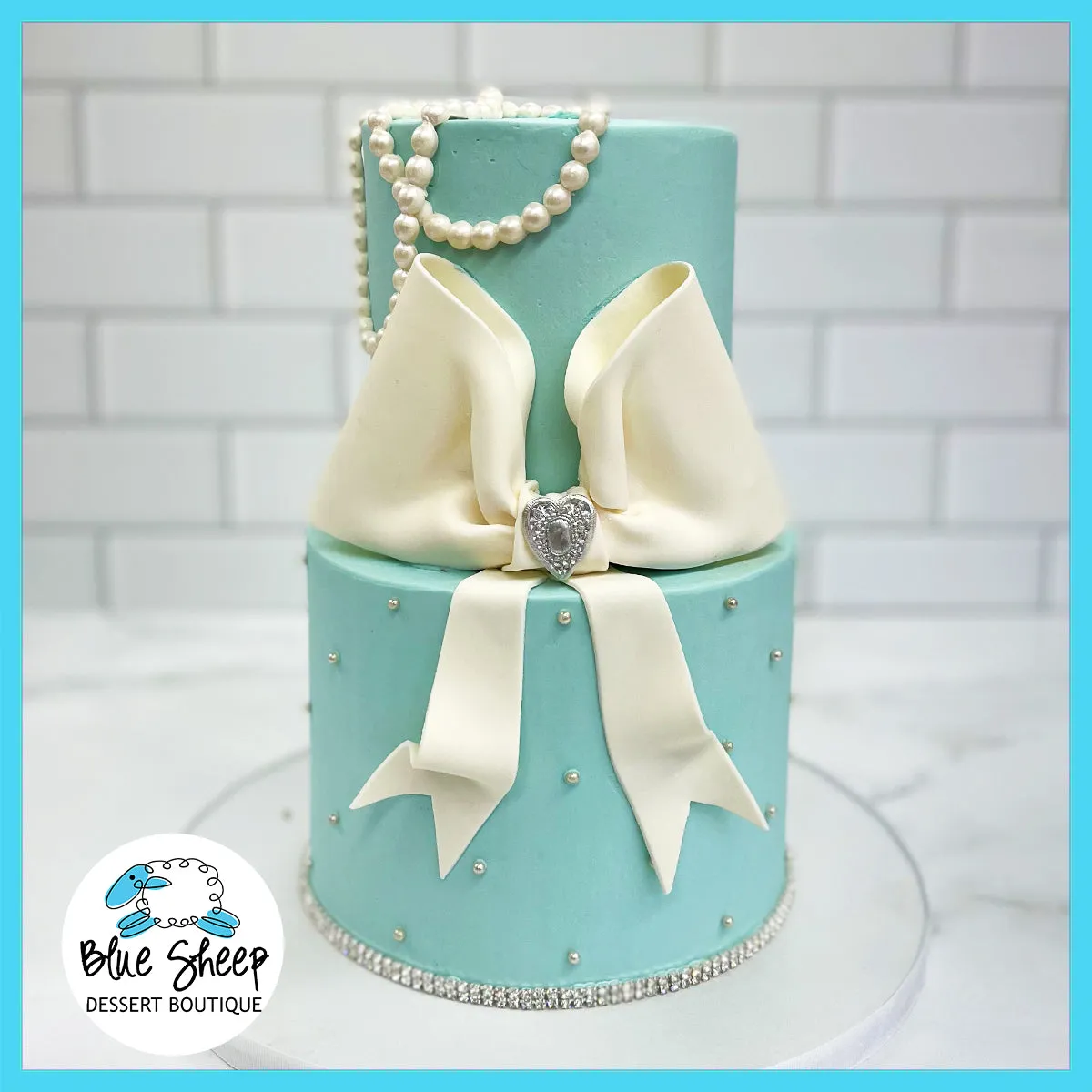 Breakfast At Tiffany's Birthday Cake