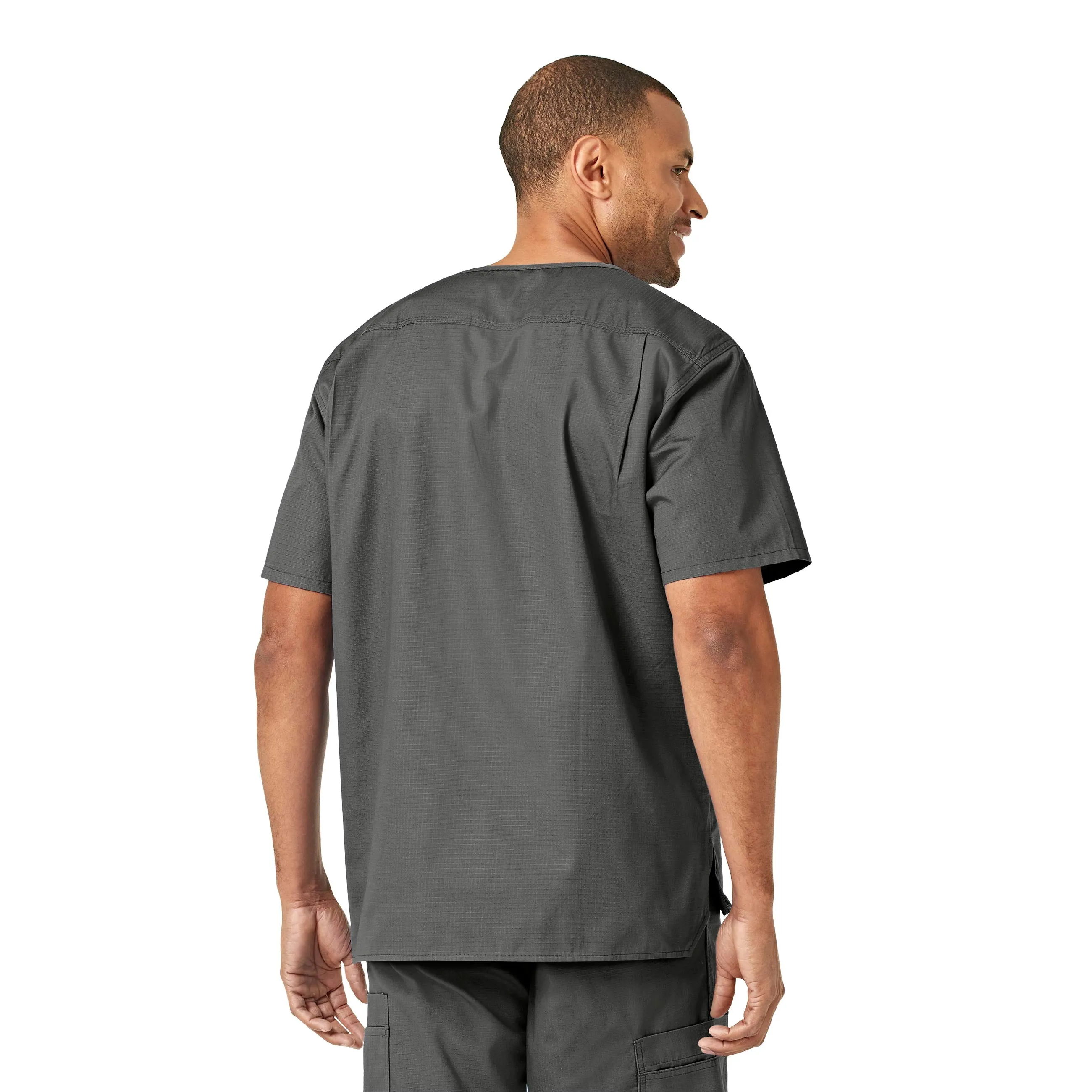 Carhartt Ripstop Men's Utility Scrub Top - Dark Pewter