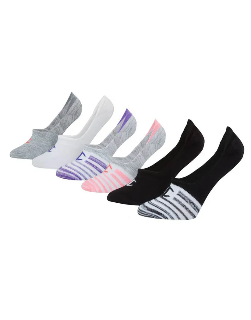 Champion Womens Performance Invisible Liner Socks 6-Pack CH304