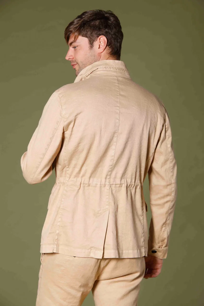 City Field men's jacket in twill with large pockets and coulisse regular