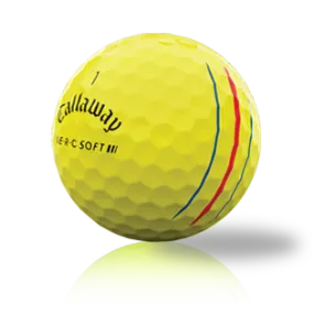 Custom Callaway ERC Soft Triple Track Yellow 2023