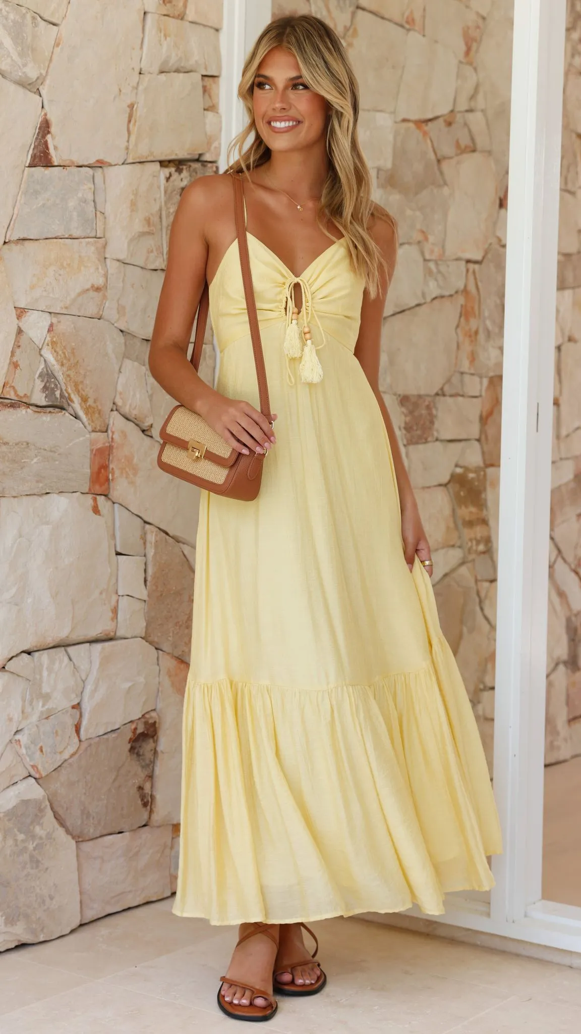Dabney Maxi Dress - Soft Yellow