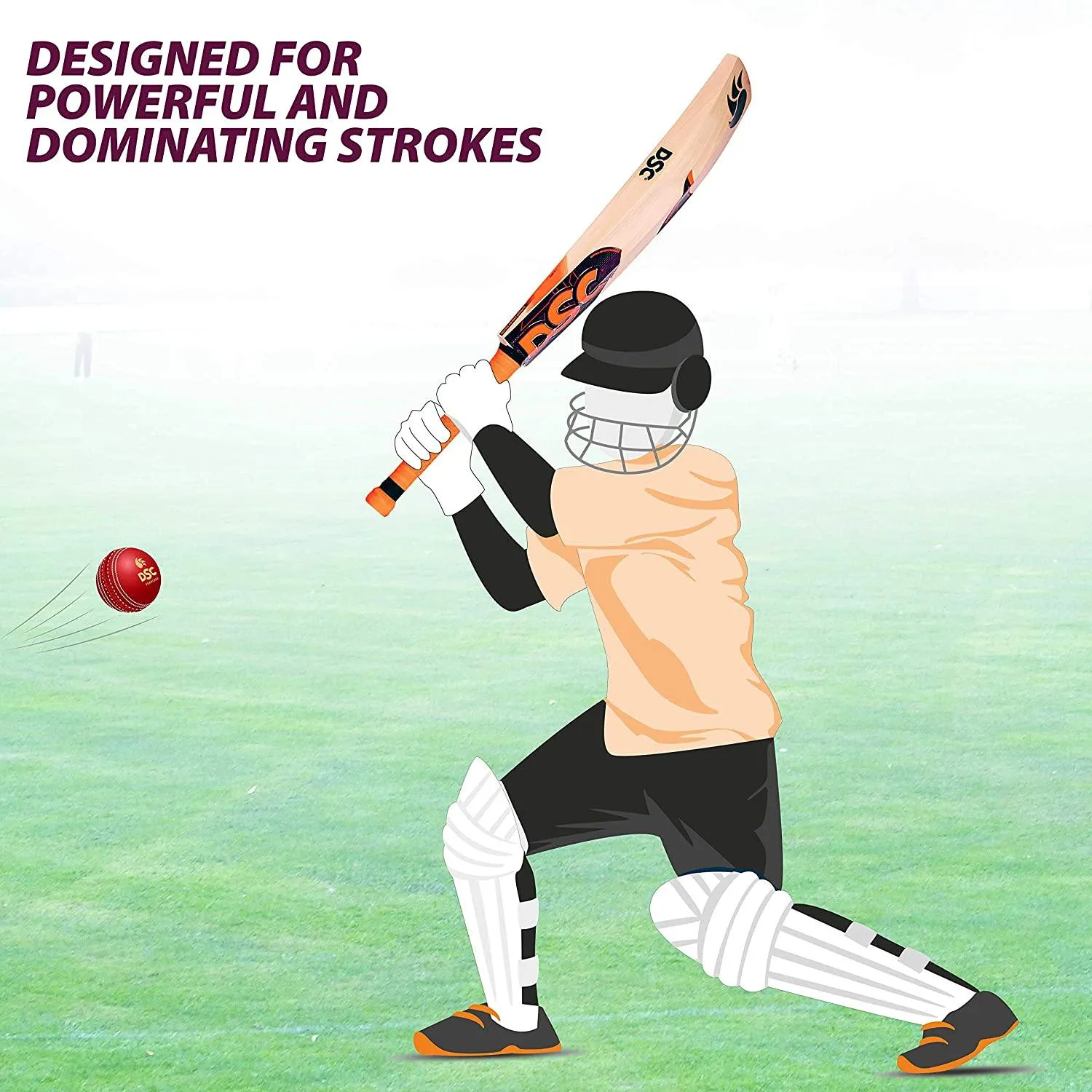 DSC Intense Rage English Willow Cricket Bat