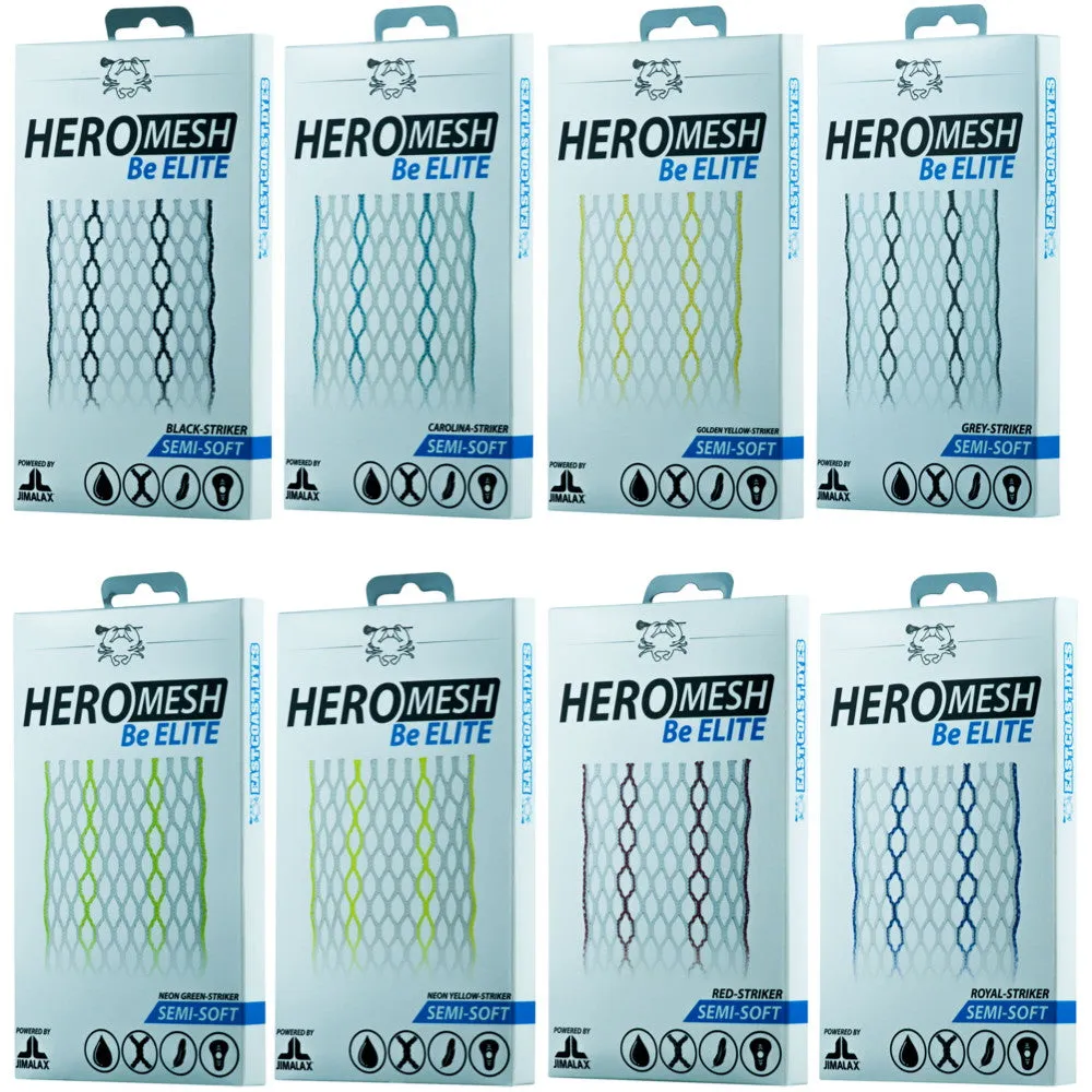 East Coast Dyes Hero Mesh 15mm Semi-Soft Lacrosse Mesh Stringing Piece
