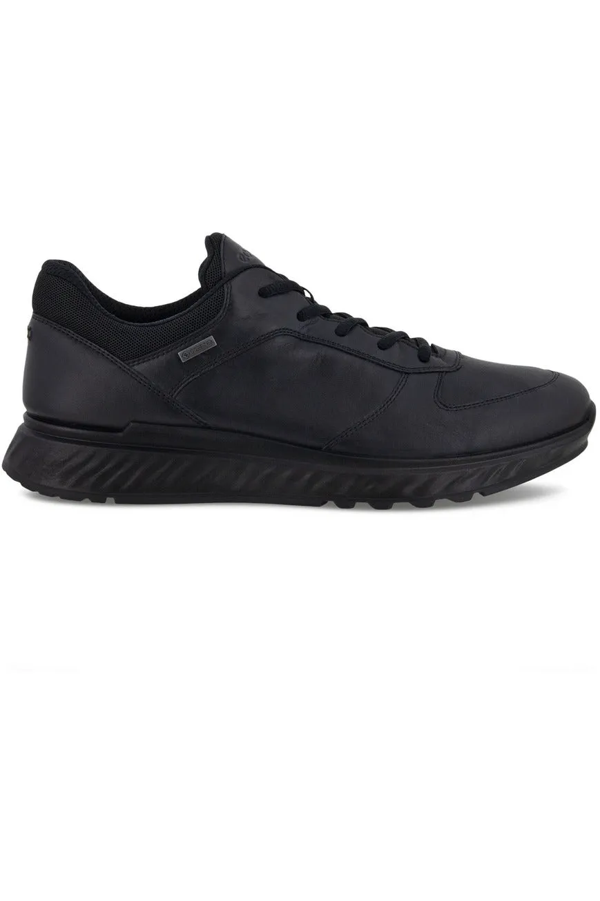 ECCO Exostride Low GTX Waterproof 835304 01001 in black leather