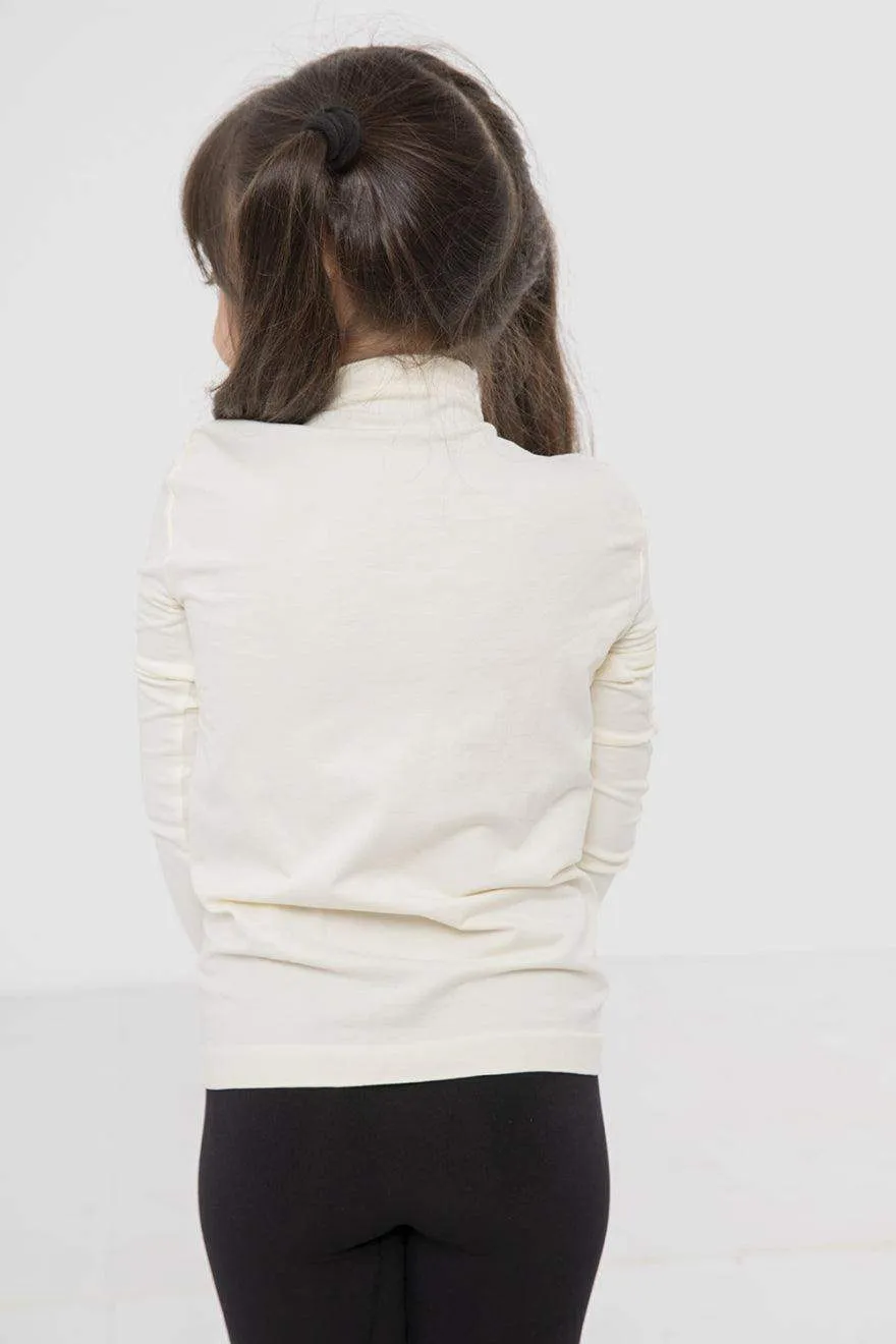 Girly Microfiber High Neck Top
