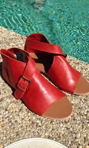 HOSS Leather Wrap Sandal