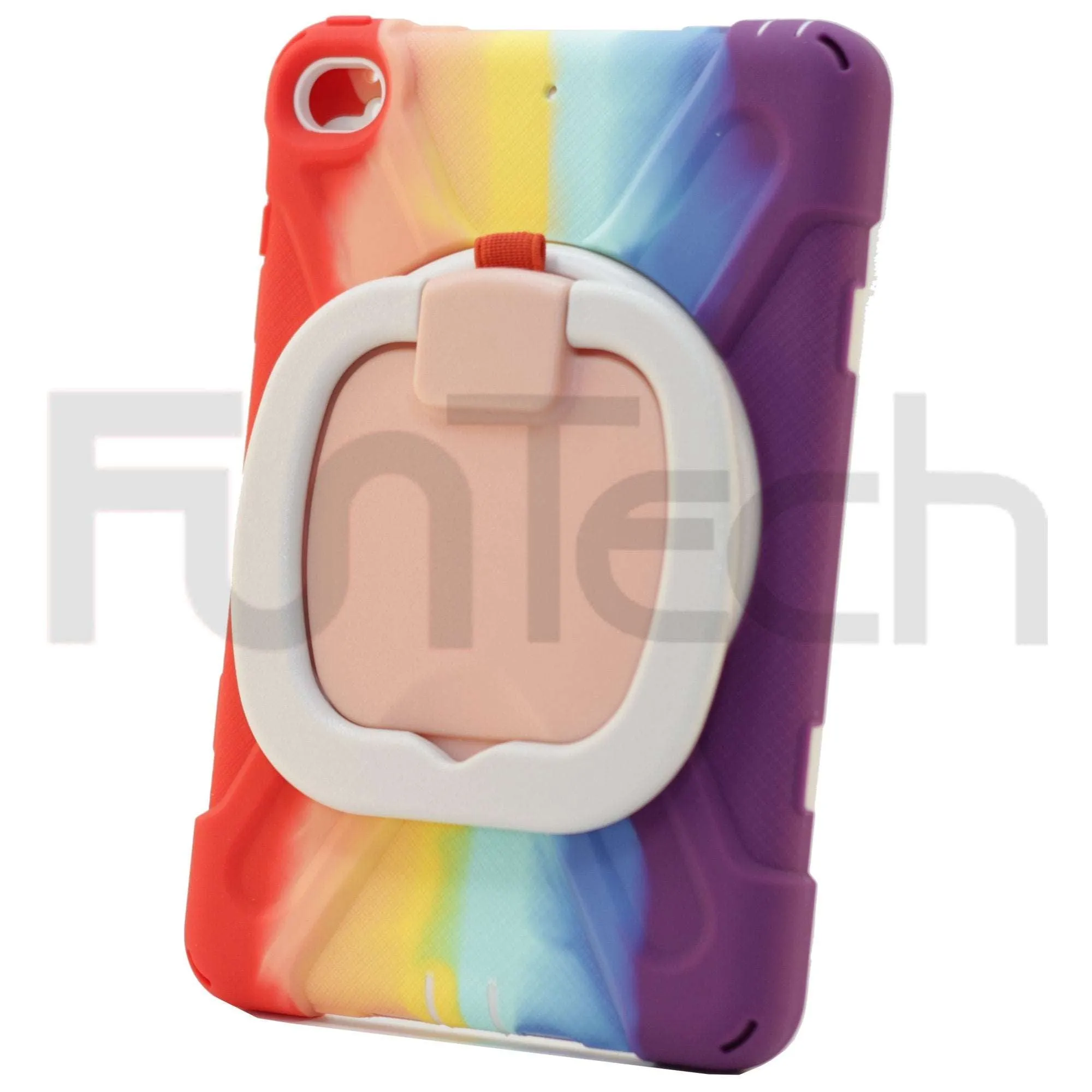 iPad Mini 4/5 , 360` Hard Shockproof Case Color Rainbow Purple