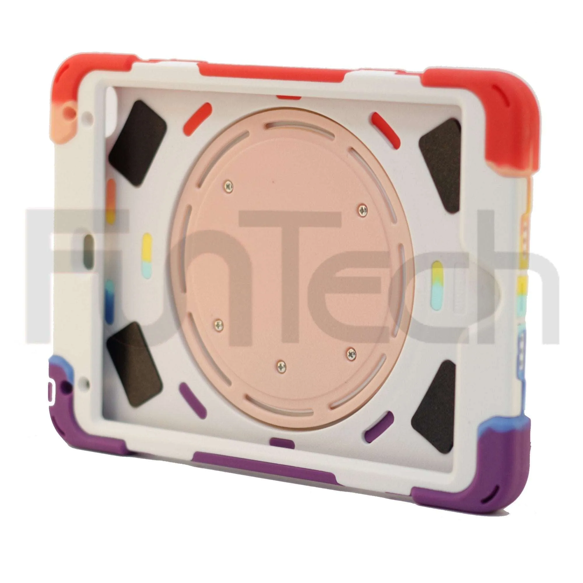 iPad Mini 4/5 , 360` Hard Shockproof Case Color Rainbow Purple