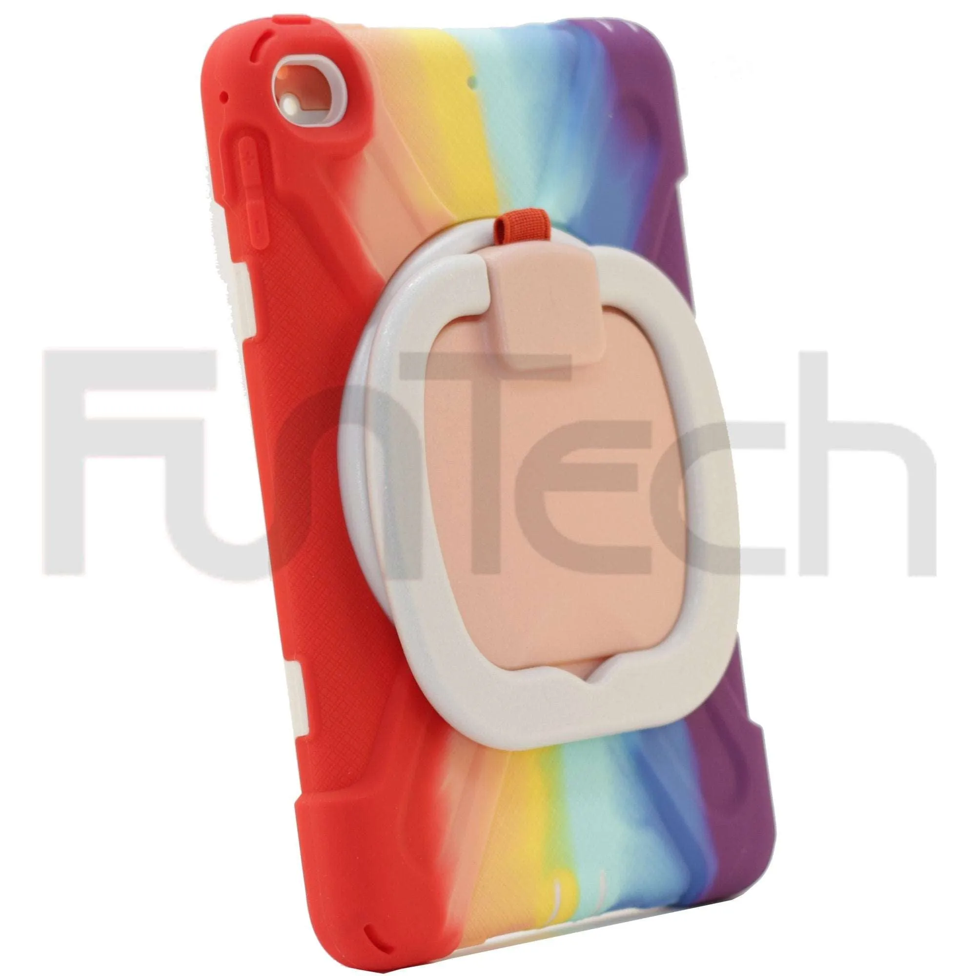 iPad Mini 4/5 , 360` Hard Shockproof Case Color Rainbow Purple