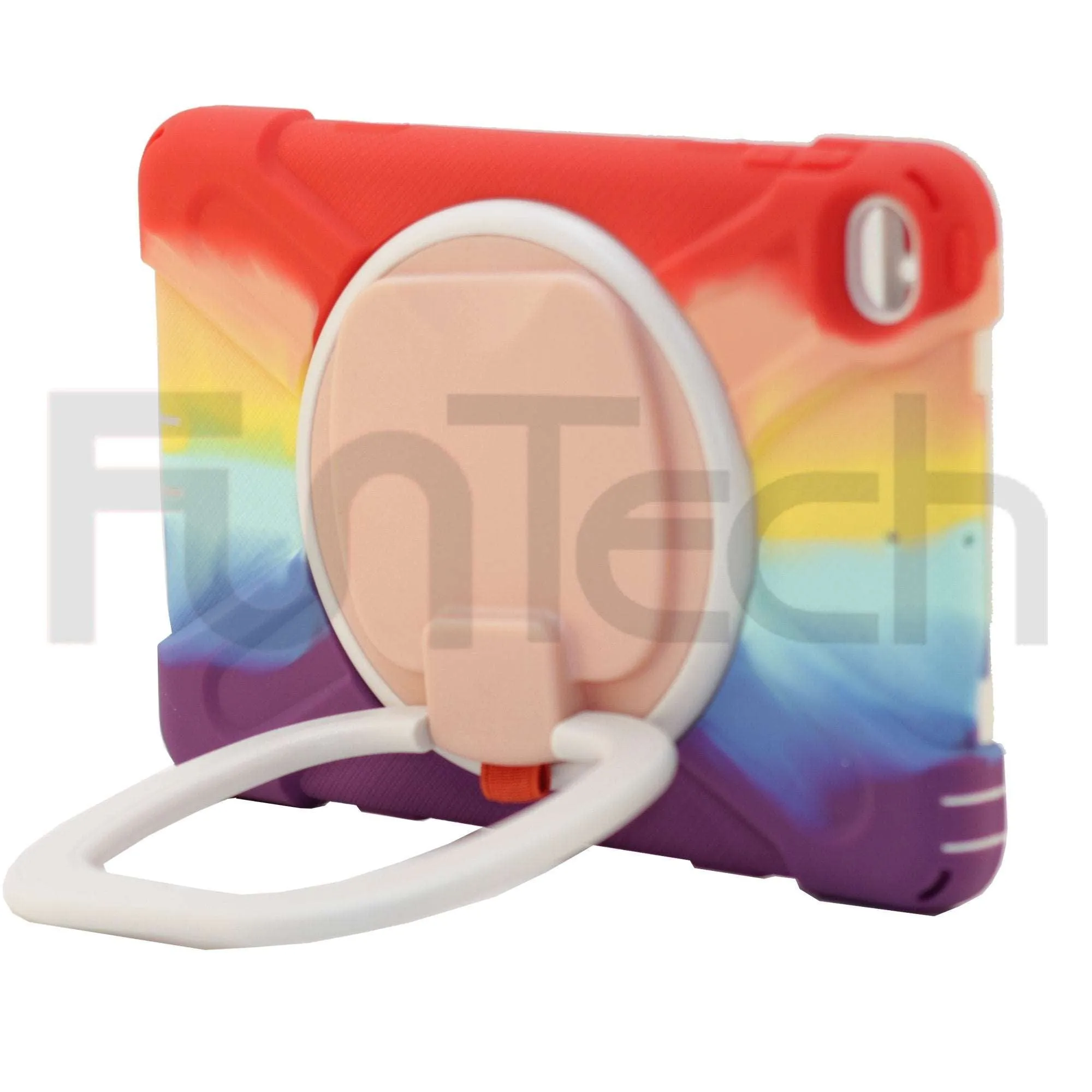 iPad Mini 4/5 , 360` Hard Shockproof Case Color Rainbow Purple