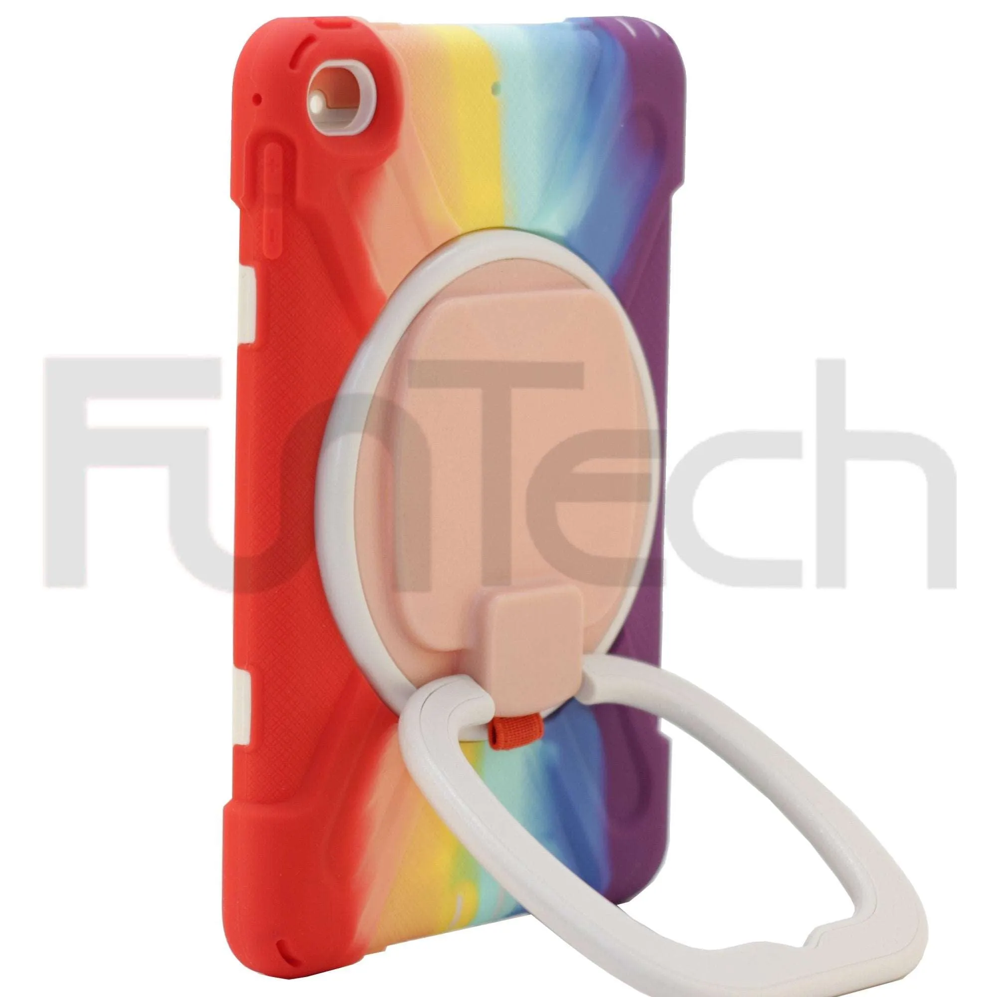 iPad Mini 4/5 , 360` Hard Shockproof Case Color Rainbow Purple