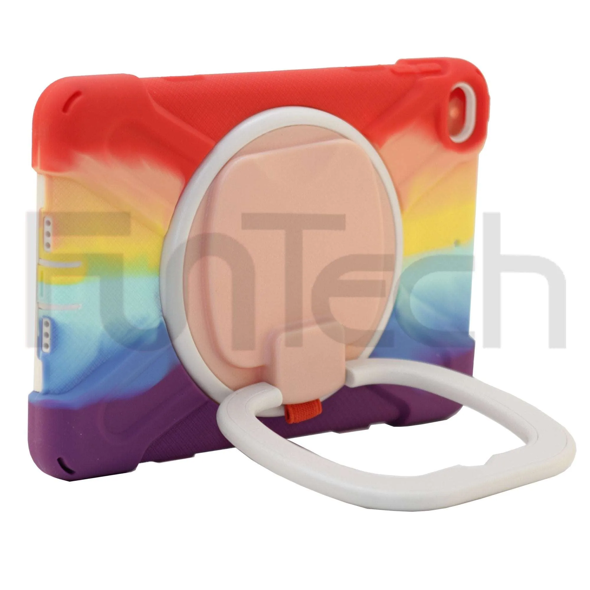 iPad Mini 4/5 , 360` Hard Shockproof Case Color Rainbow Purple
