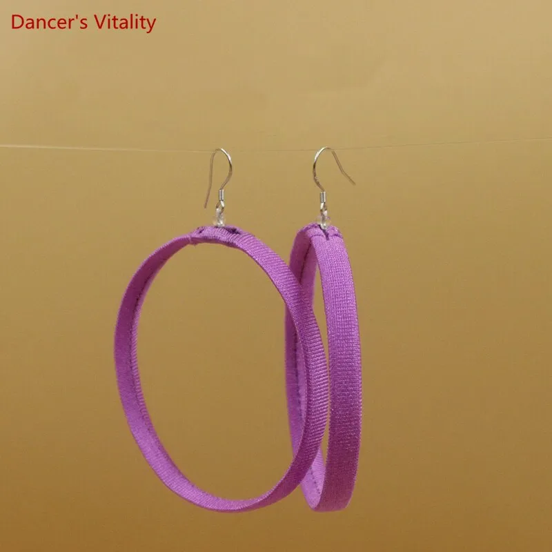 Latin Dance National Standard Performance Accessories for Women Rumba Chacha Dance Competition Earrings Children Earrings