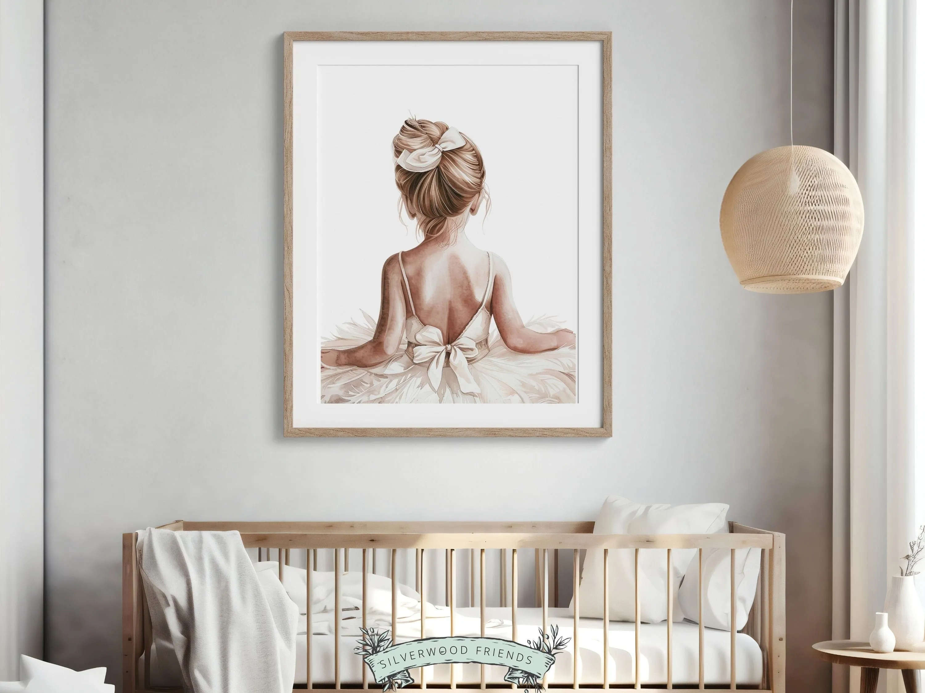 Little Ballerina Nursery Print - 002