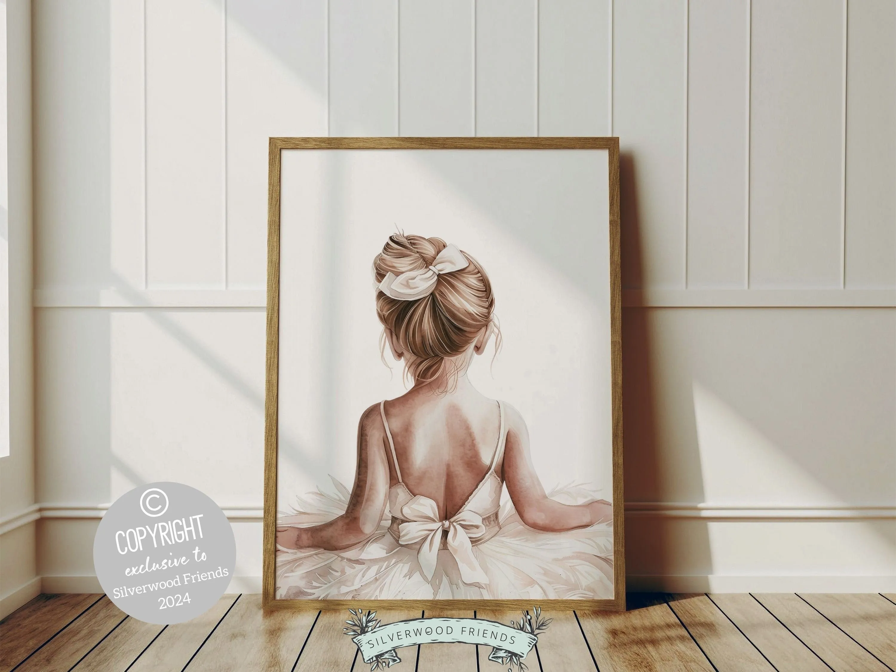 Little Ballerina Nursery Print - 002