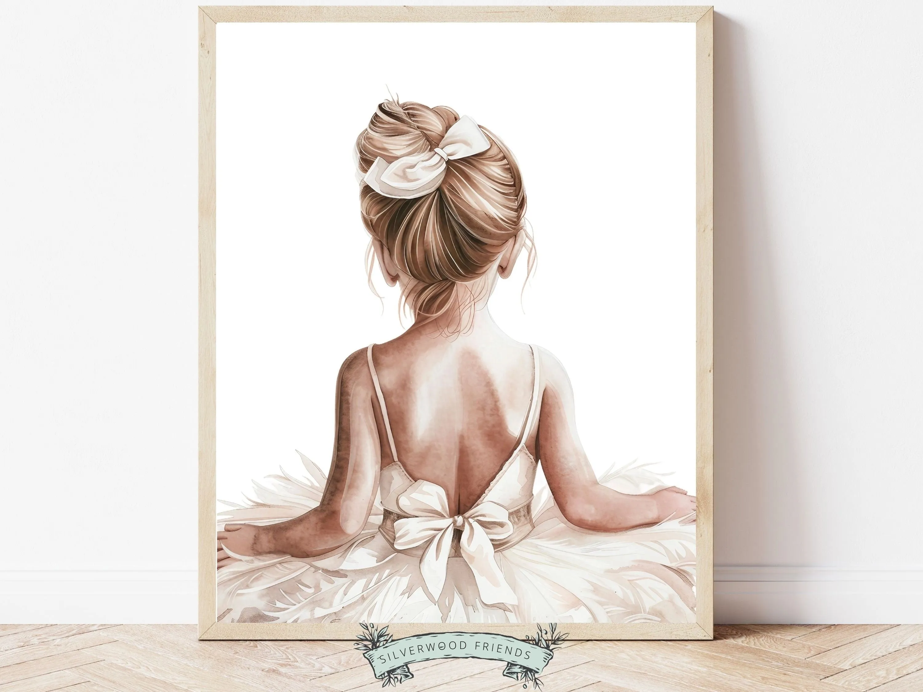 Little Ballerina Nursery Print - 002