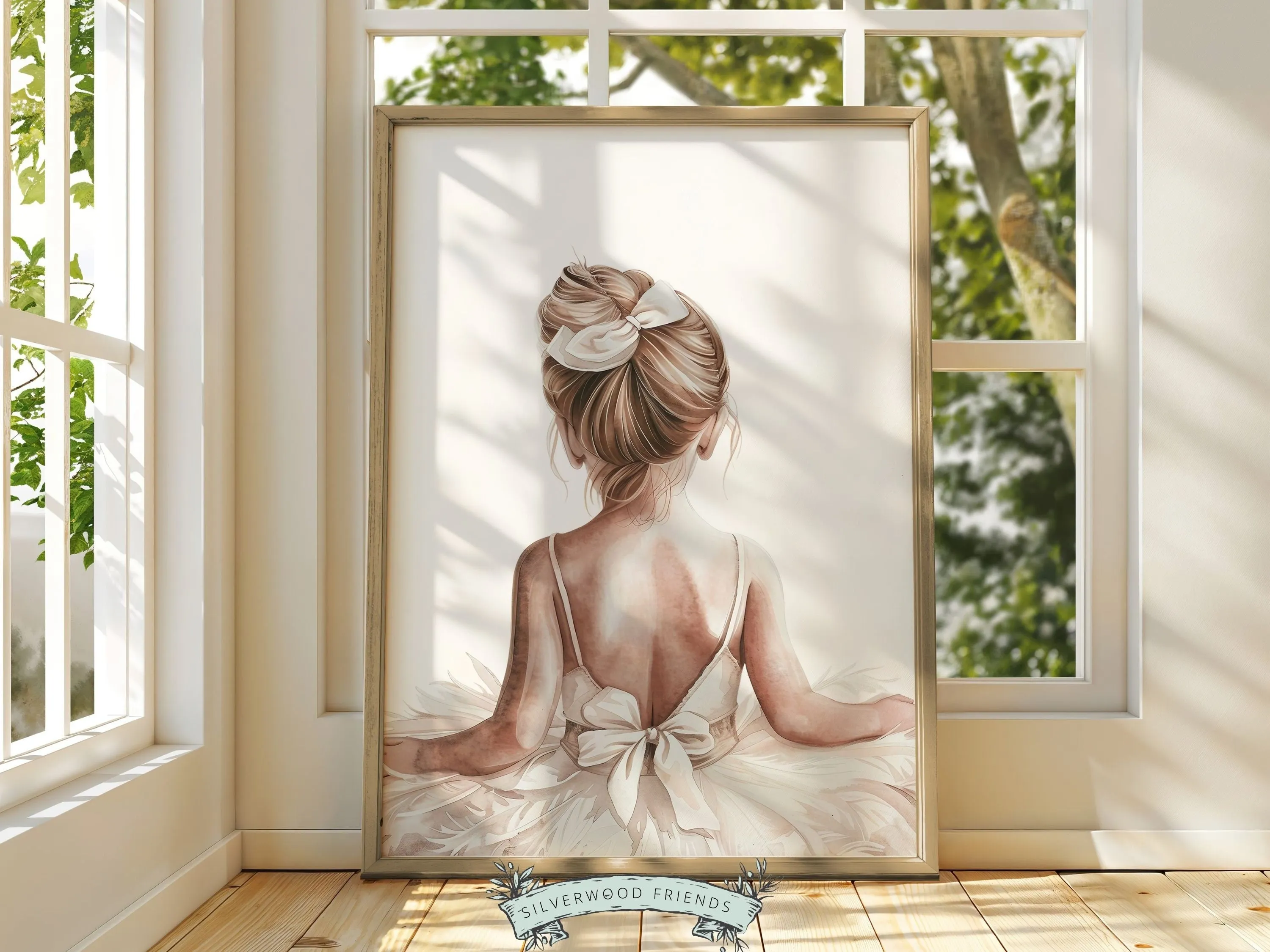 Little Ballerina Nursery Print - 002