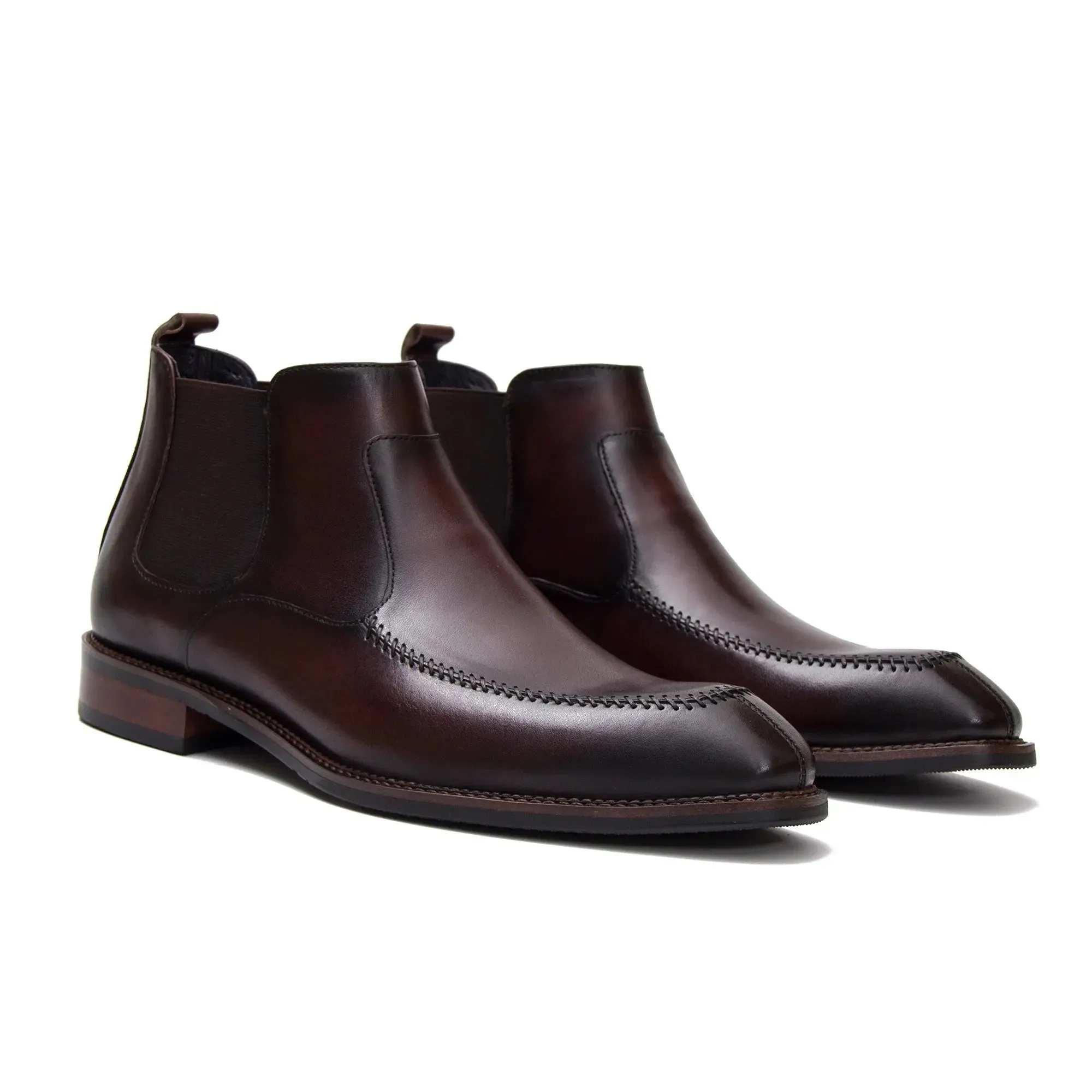 Men's Brown Leather Chelsea Boots