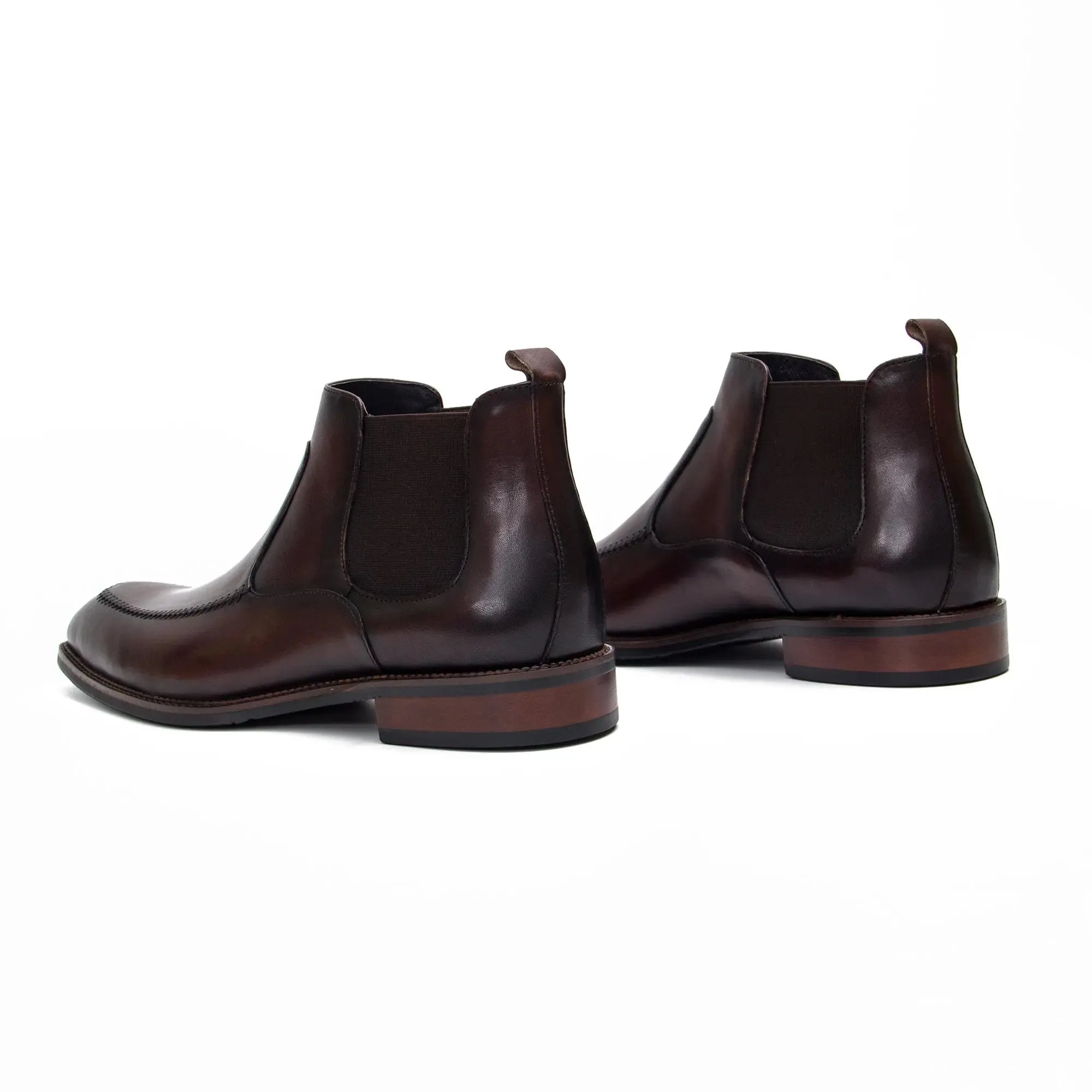 Men's Brown Leather Chelsea Boots
