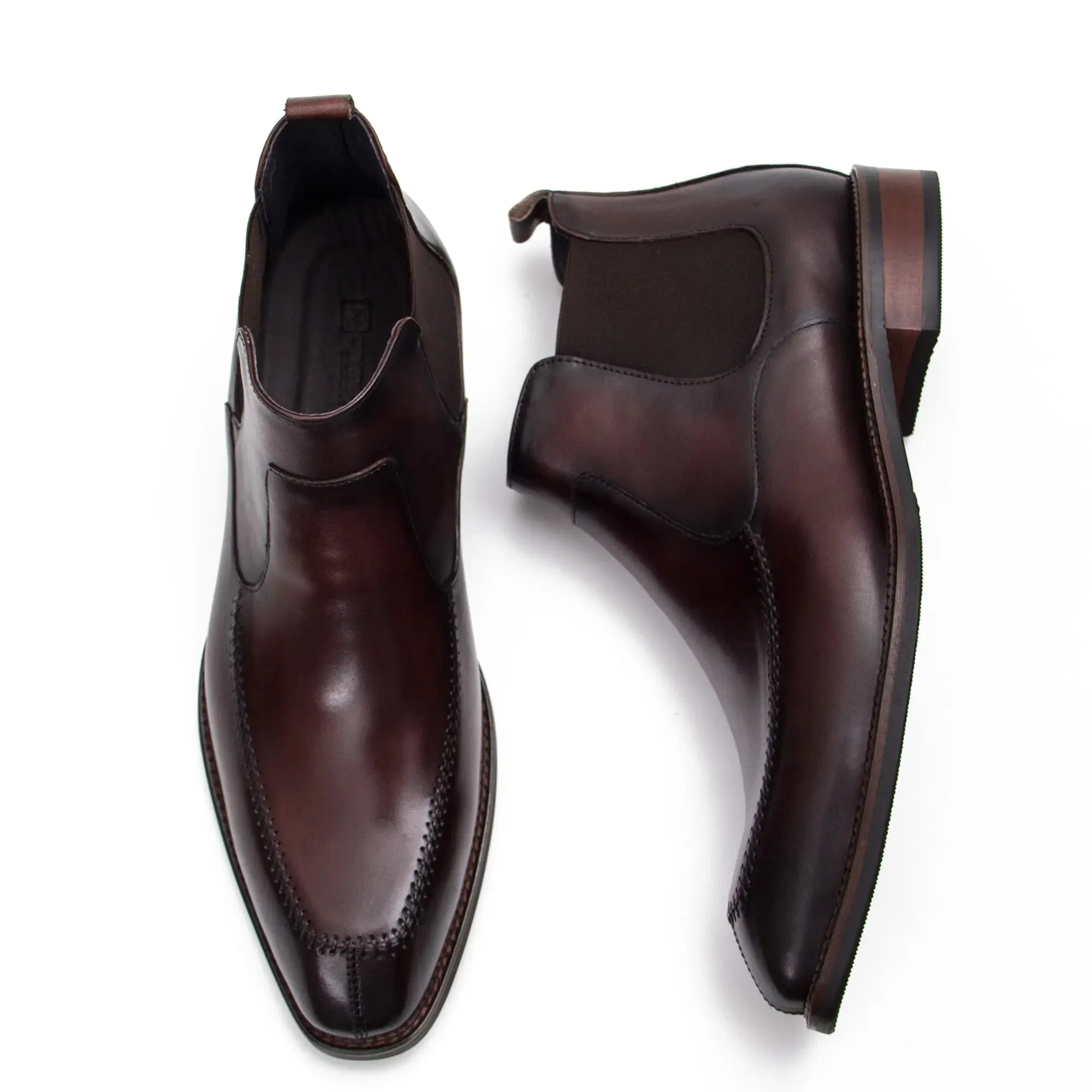 Men's Brown Leather Chelsea Boots
