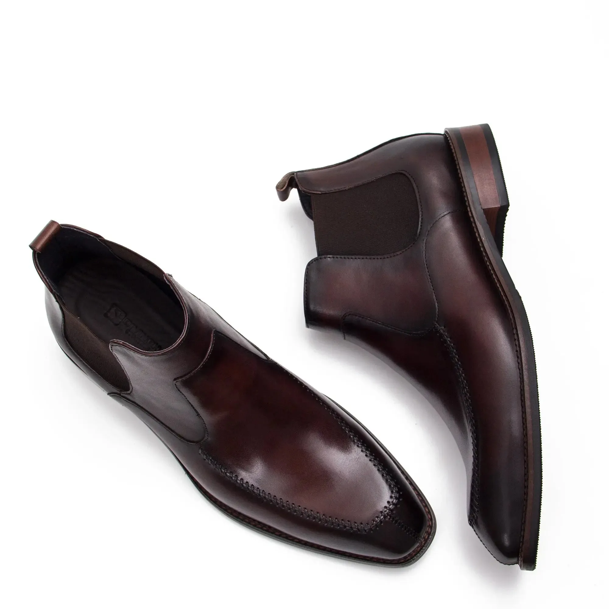 Men's Brown Leather Chelsea Boots