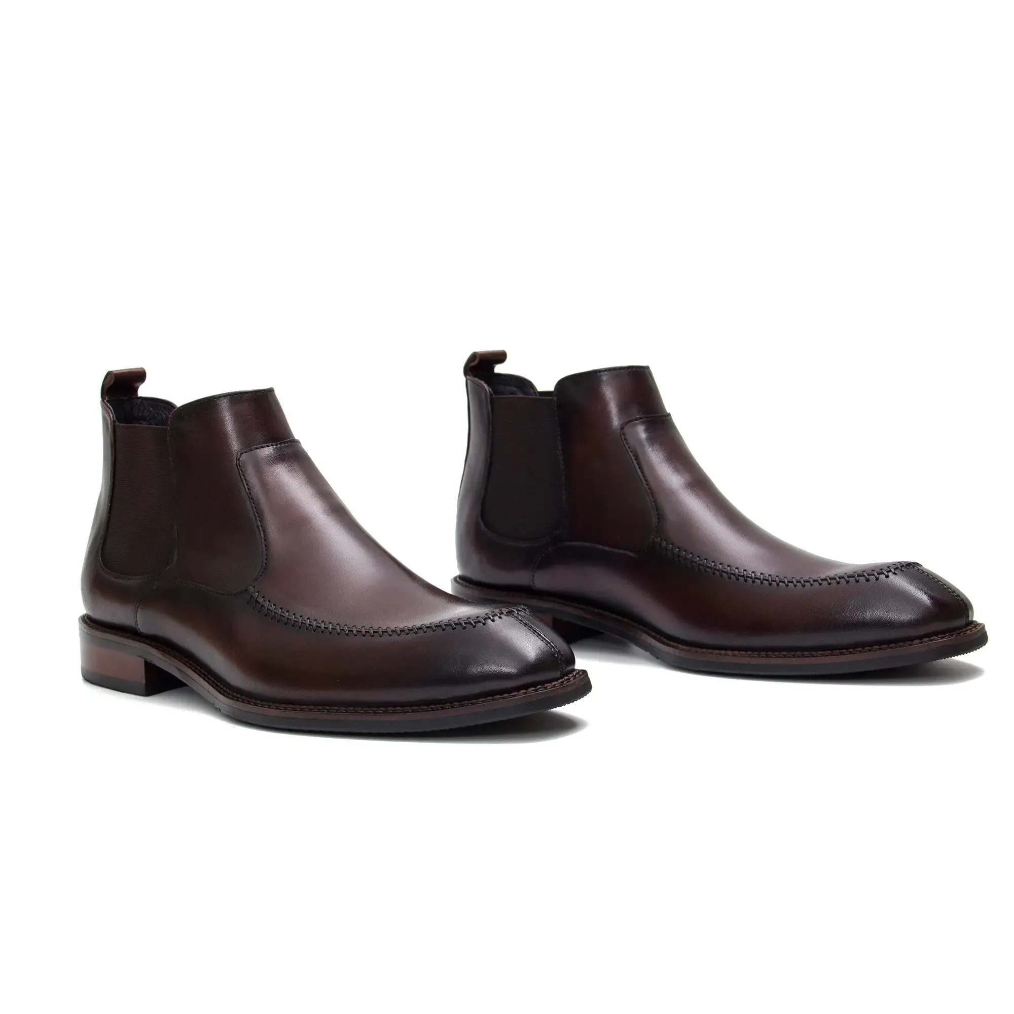 Men's Brown Leather Chelsea Boots