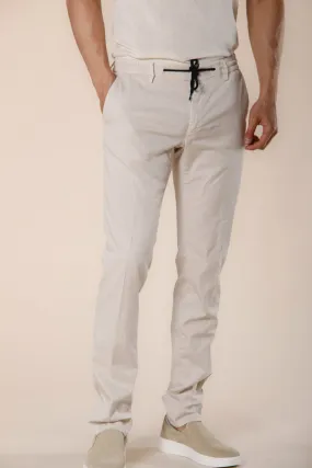 Milano Jogger men's chino jogger in cotton and tencel extra slim
