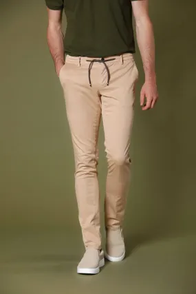 Milano Jogger men's chino jogger in cotton and tencel extra slim