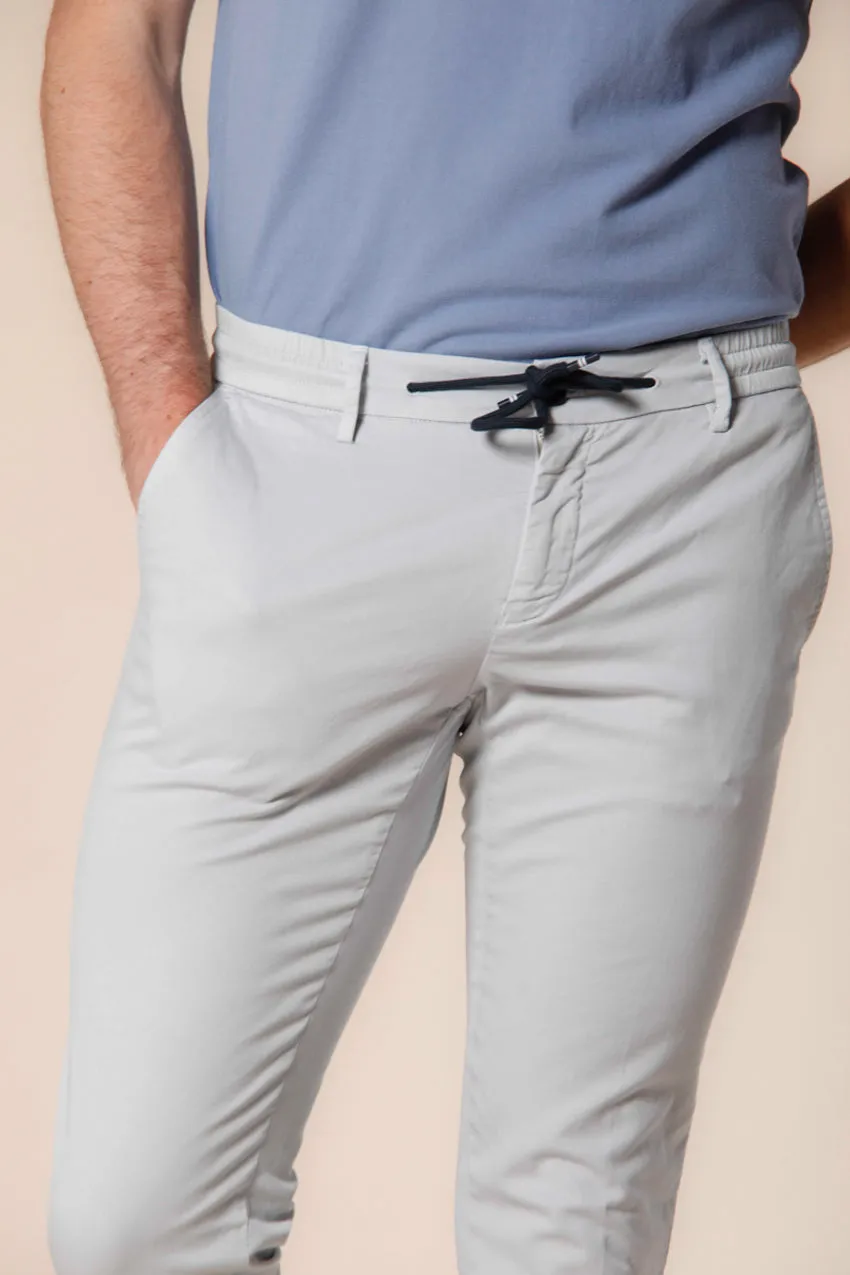 Milano Jogger men's chino jogger in cotton and tencel extra slim