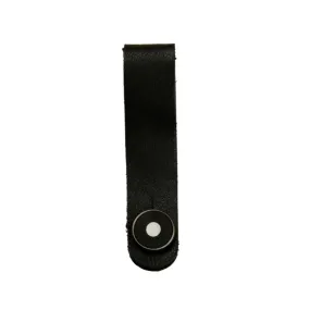 Mother of Pearl & Black Ebony | Leather Strap Tie