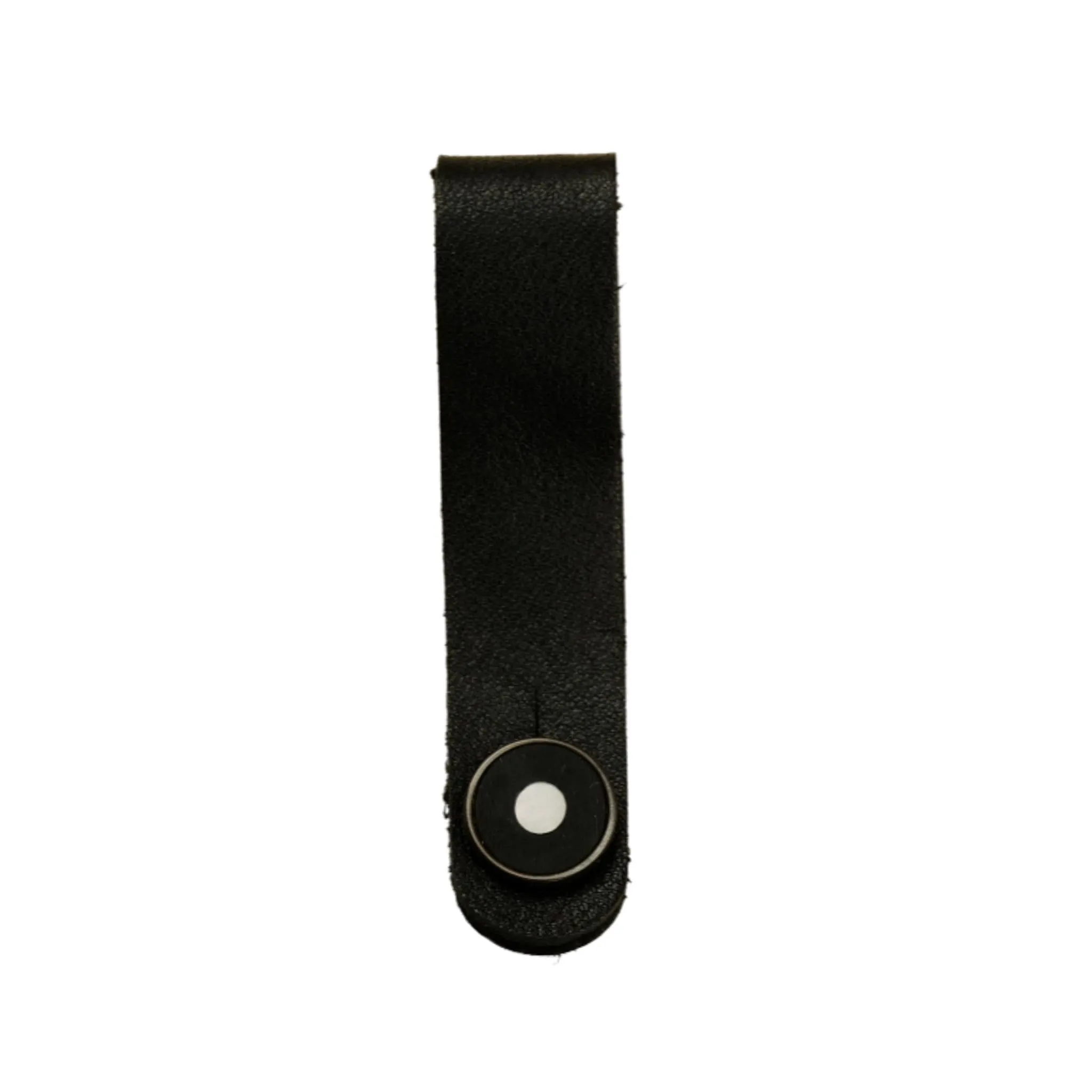 Mother of Pearl & Black Ebony | Leather Strap Tie