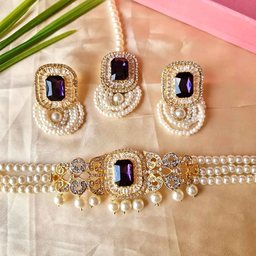 Nimral Set Golden (Purple)