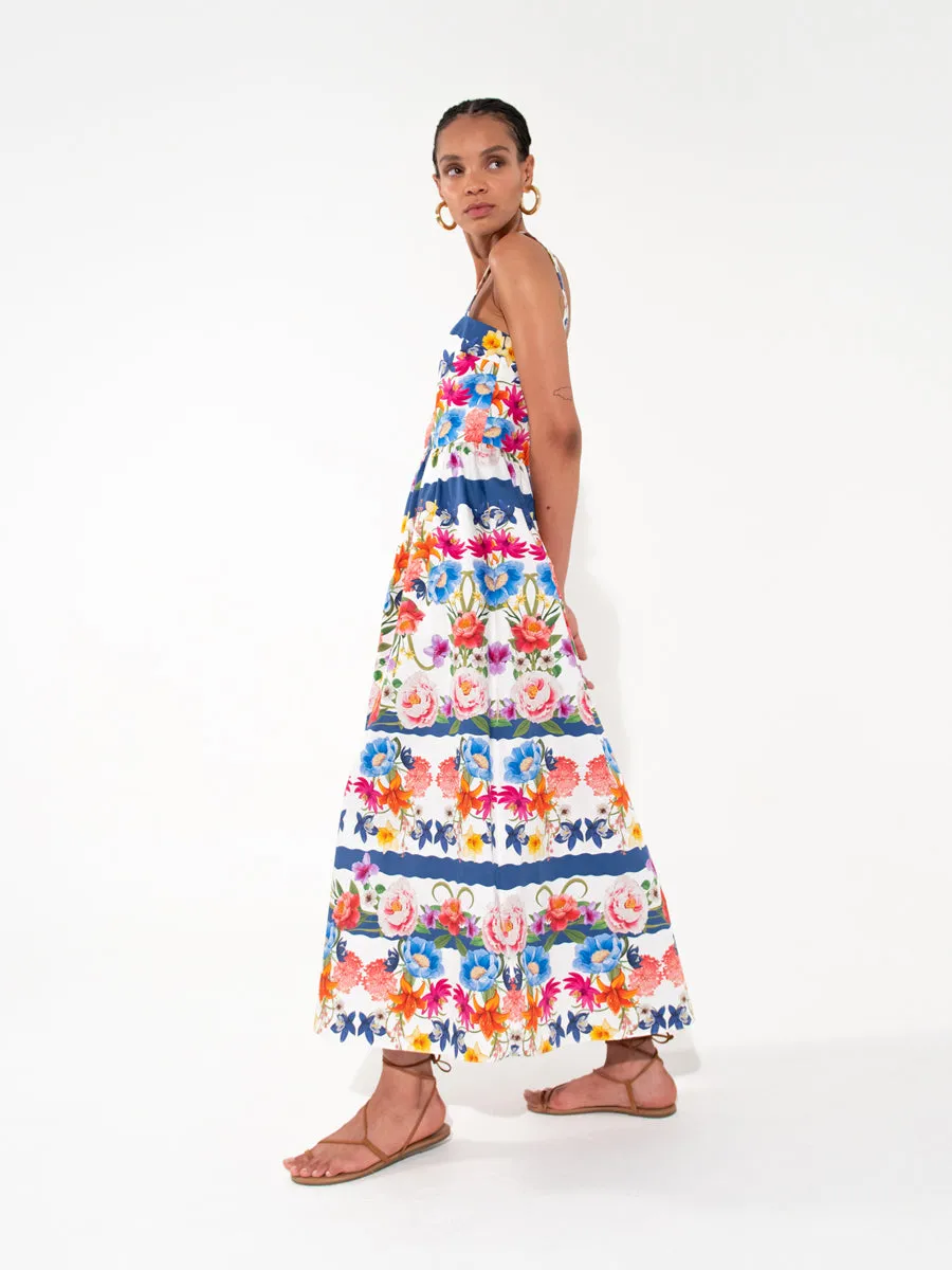 Ninet Cotton Midi Dress - Antheia Placement