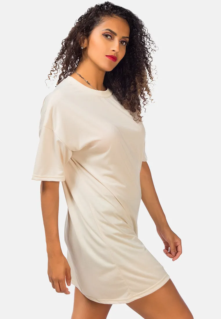 Over Sized Varsity Graphic Tee Top By Ruw