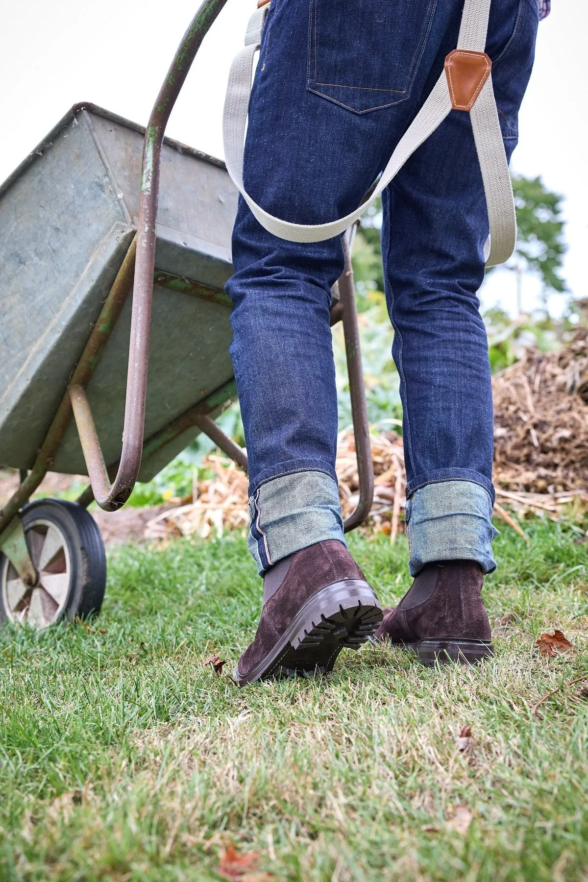 Stephen Chelsea Boot - Charcoal Hairy Suede