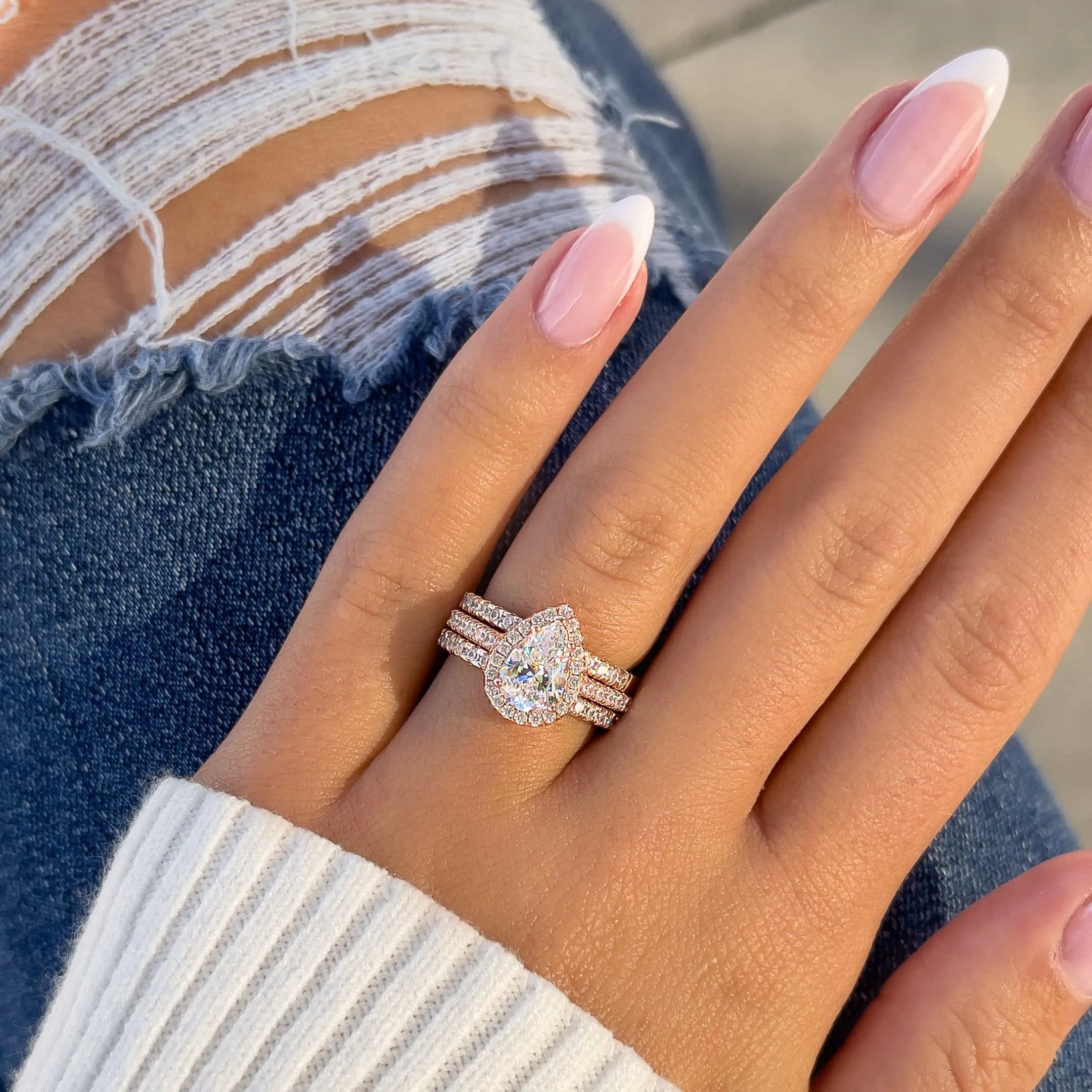 The Promise Stacking Set - Rose Gold