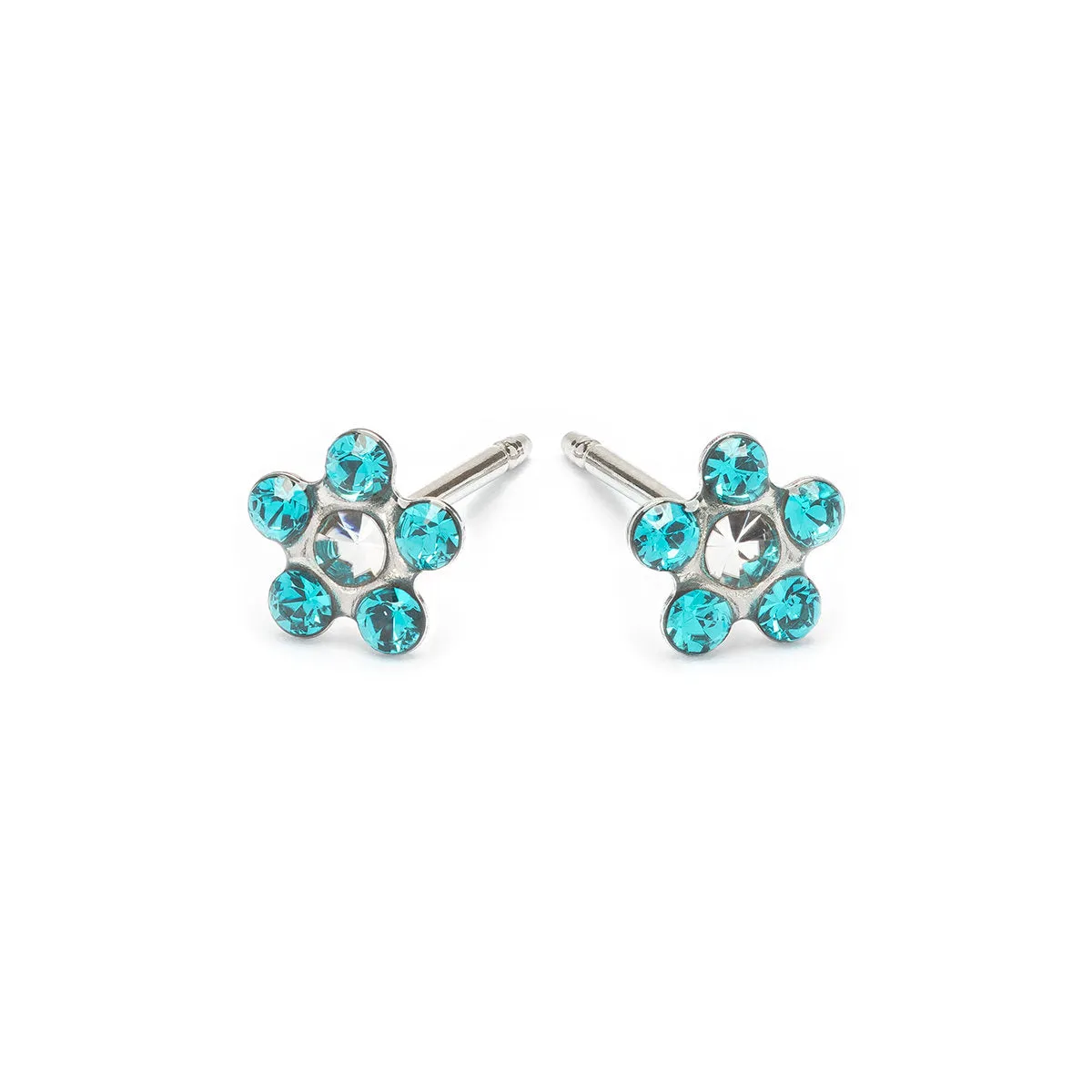 Turquoise Daisy Earrings