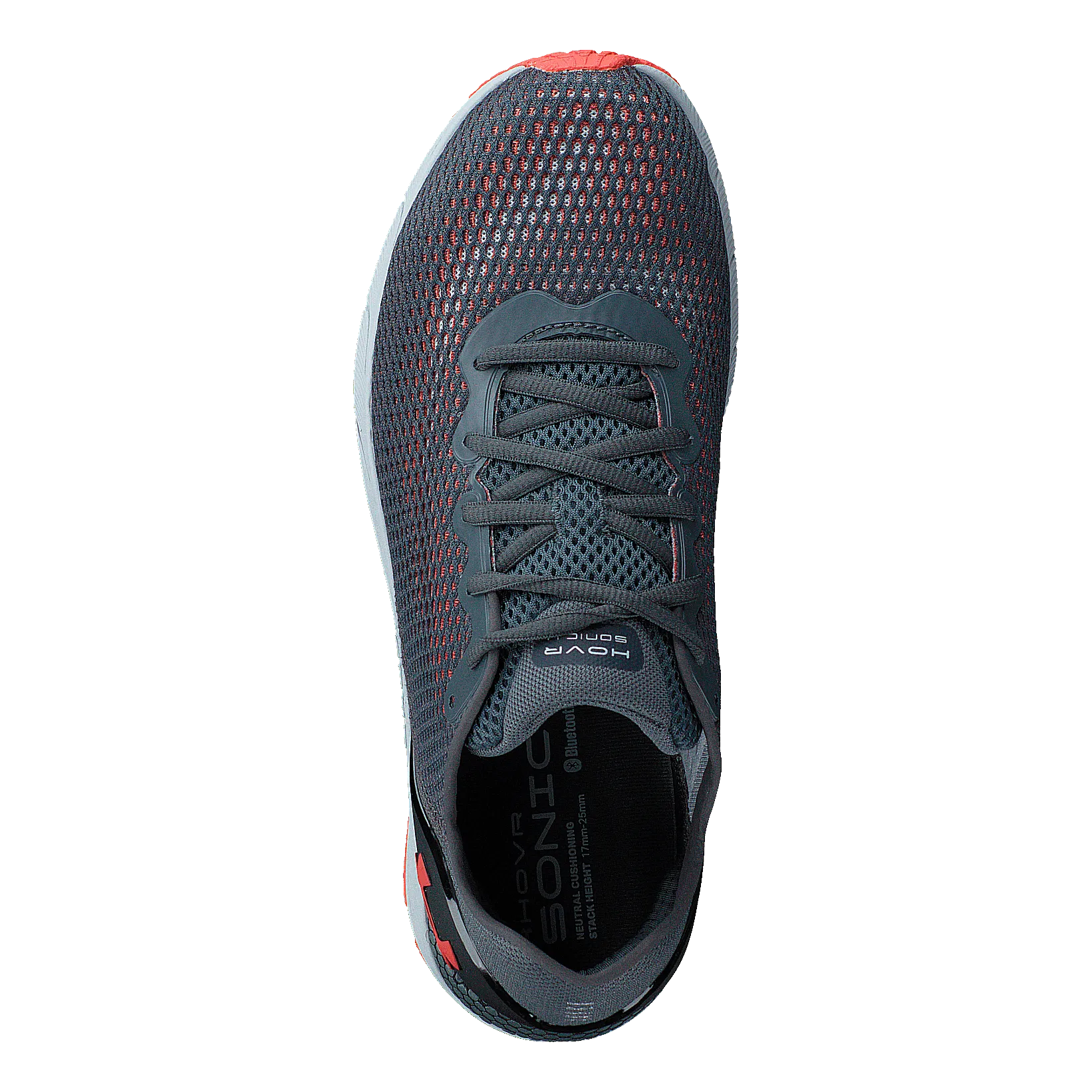 Ua Hovr Sonic 4 Pitch Gray/halo Gray/venom Red