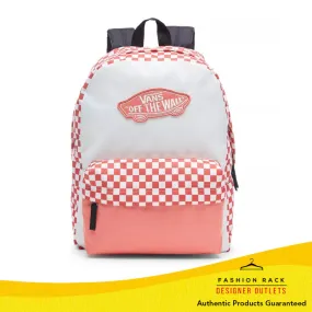 Vans Realm Backpack Spiced Coral Checkerboard