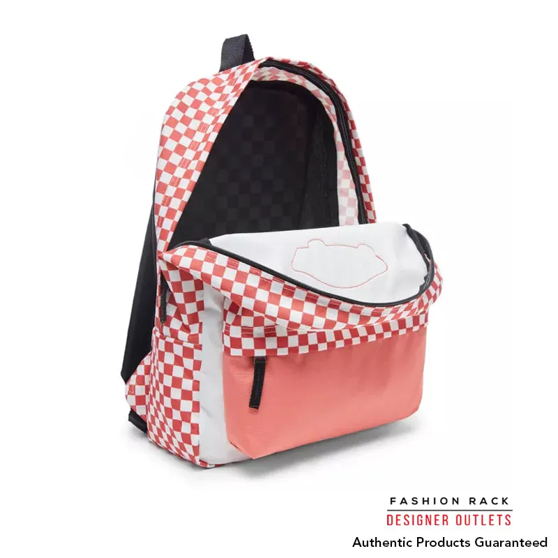 Vans Realm Backpack Spiced Coral Checkerboard